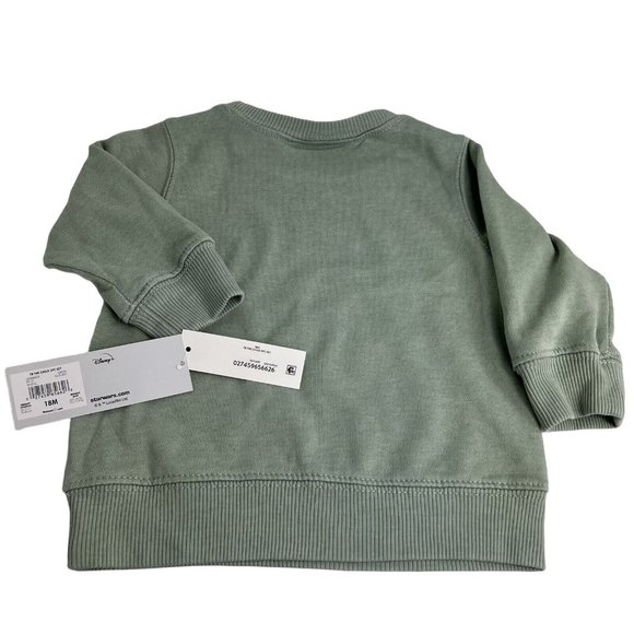 Star Wars 2 Pieces Jogger Set 18 Months Sweater Pants Baby Yoda Grogu Green New - Picture 4 of 12